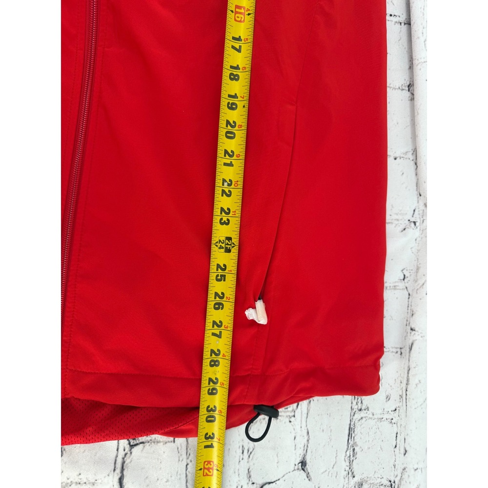 Calgary Flames Fanatics Authentic Pro Rink Coach's Jacket Red Mens Large - Flaw - Picture 8 of 8